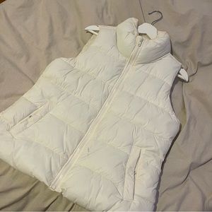 White Puffer Vest
